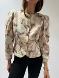 Vintage 80s Silk Blazer