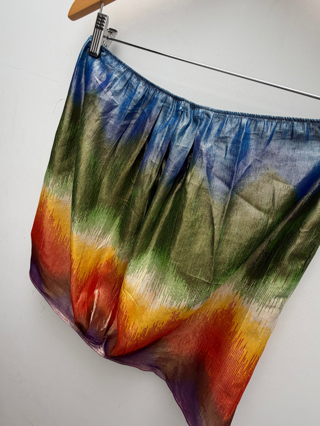 Vintage Silk Strapless Top