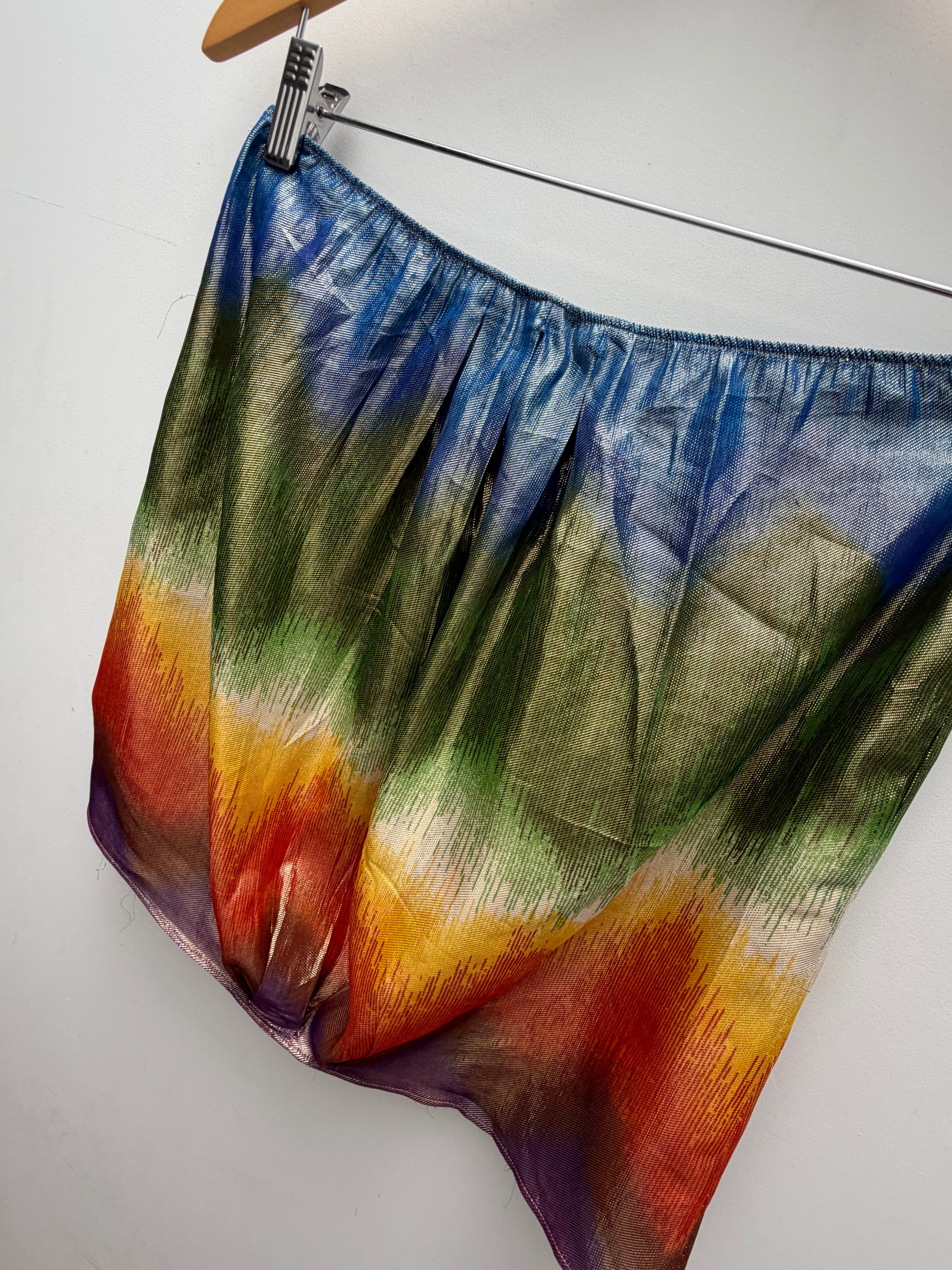 Vintage Silk Strapless Top
