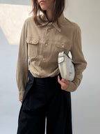 Prada Suede Leather Shirt