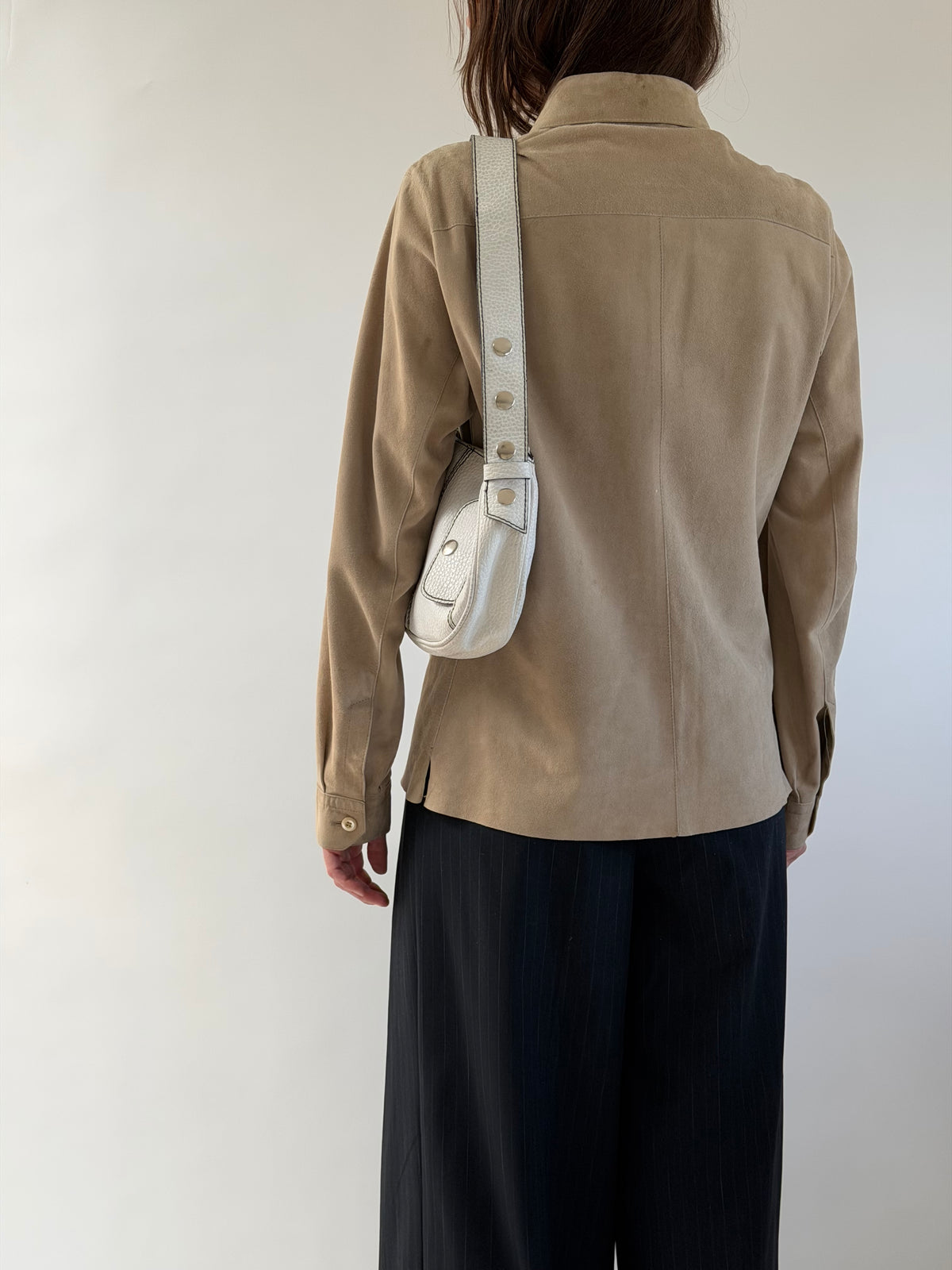 Prada Suede Leather Shirt