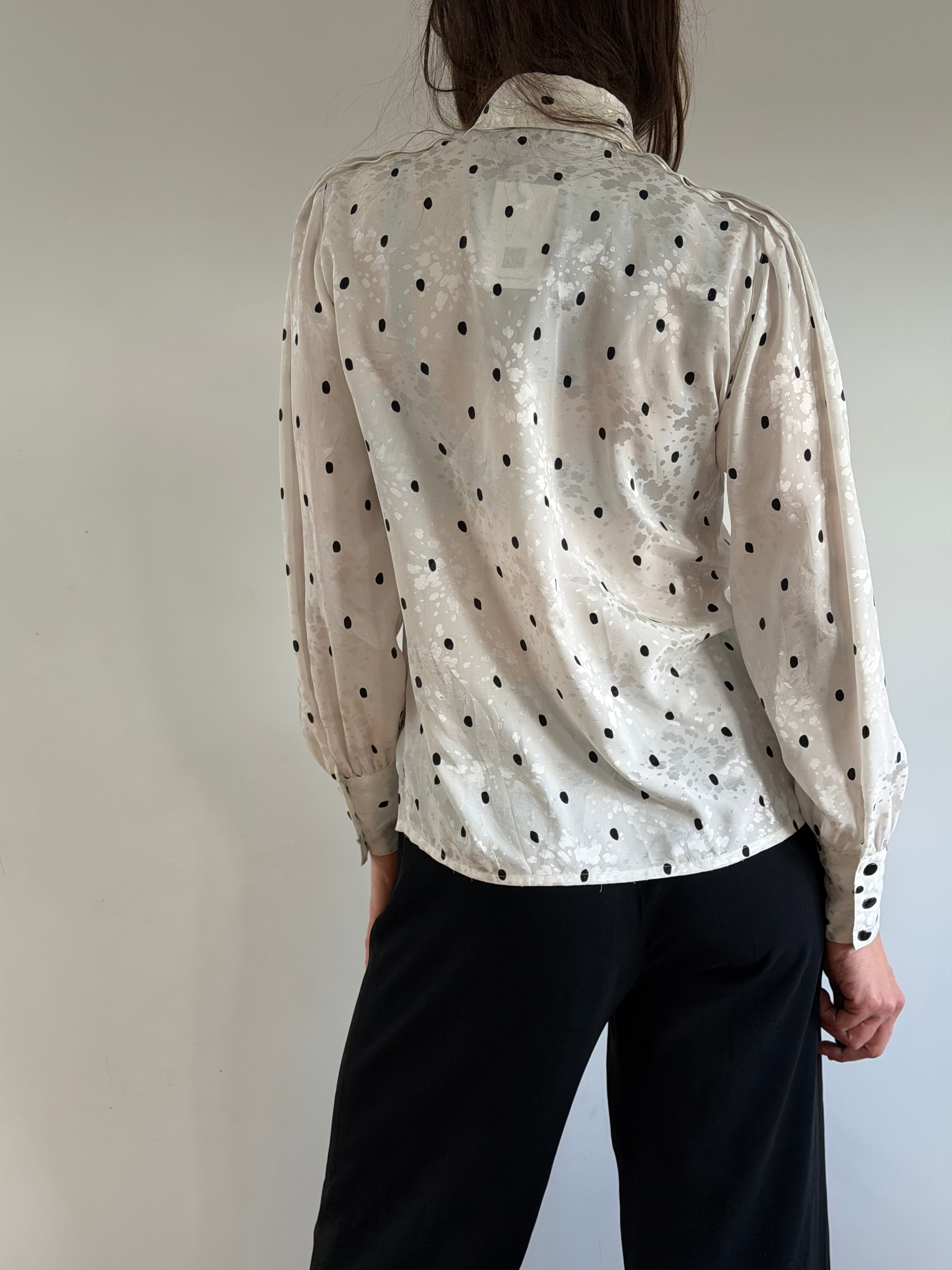 Louis Féraud Polka Blouse