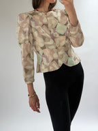 Vintage 80s Silk Blazer