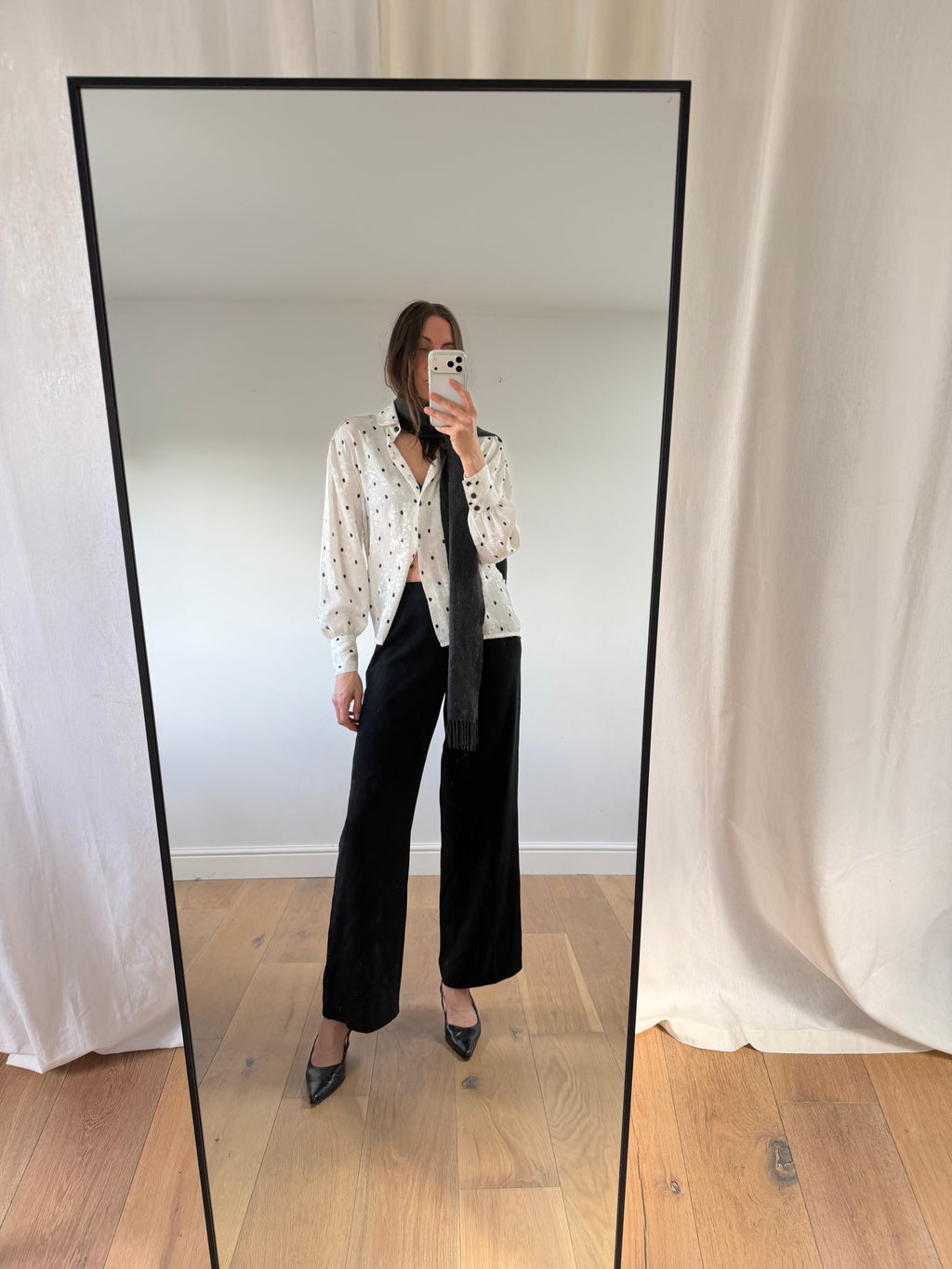 Louis Féraud Polka Blouse