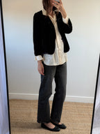 Jigsaw Silk Velvet Jacket