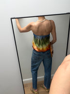 Silk Strapless Top