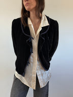 Jigsaw Silk Velvet Jacket