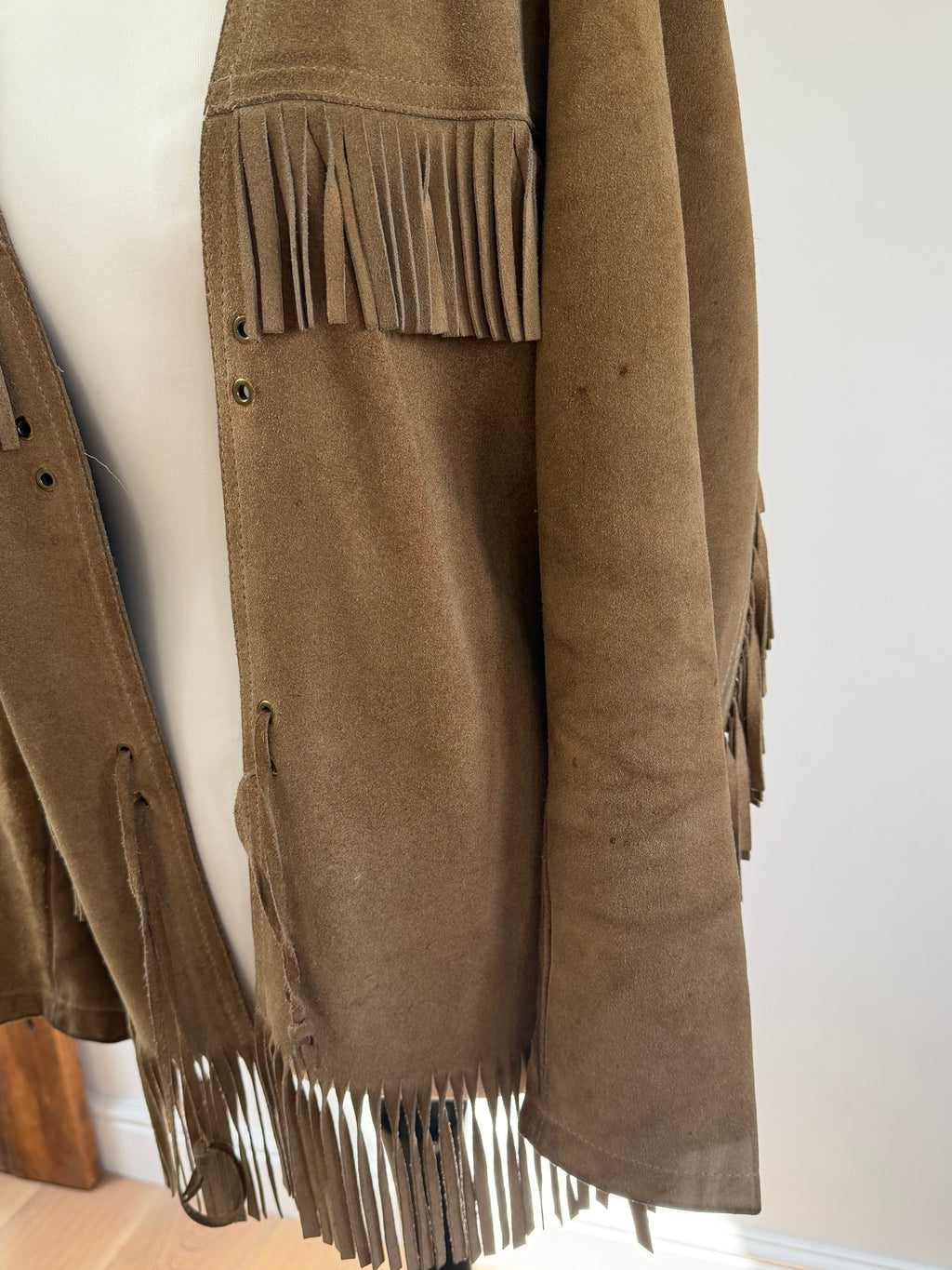 Suede Fringe Jacket