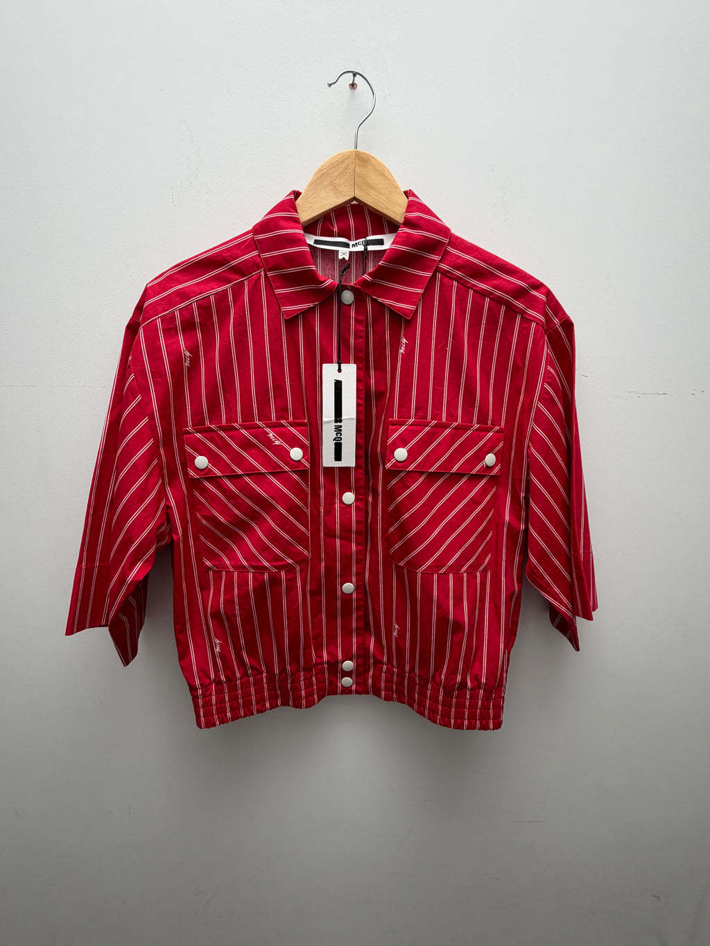 Alexander McQueen Red Striped Blouse