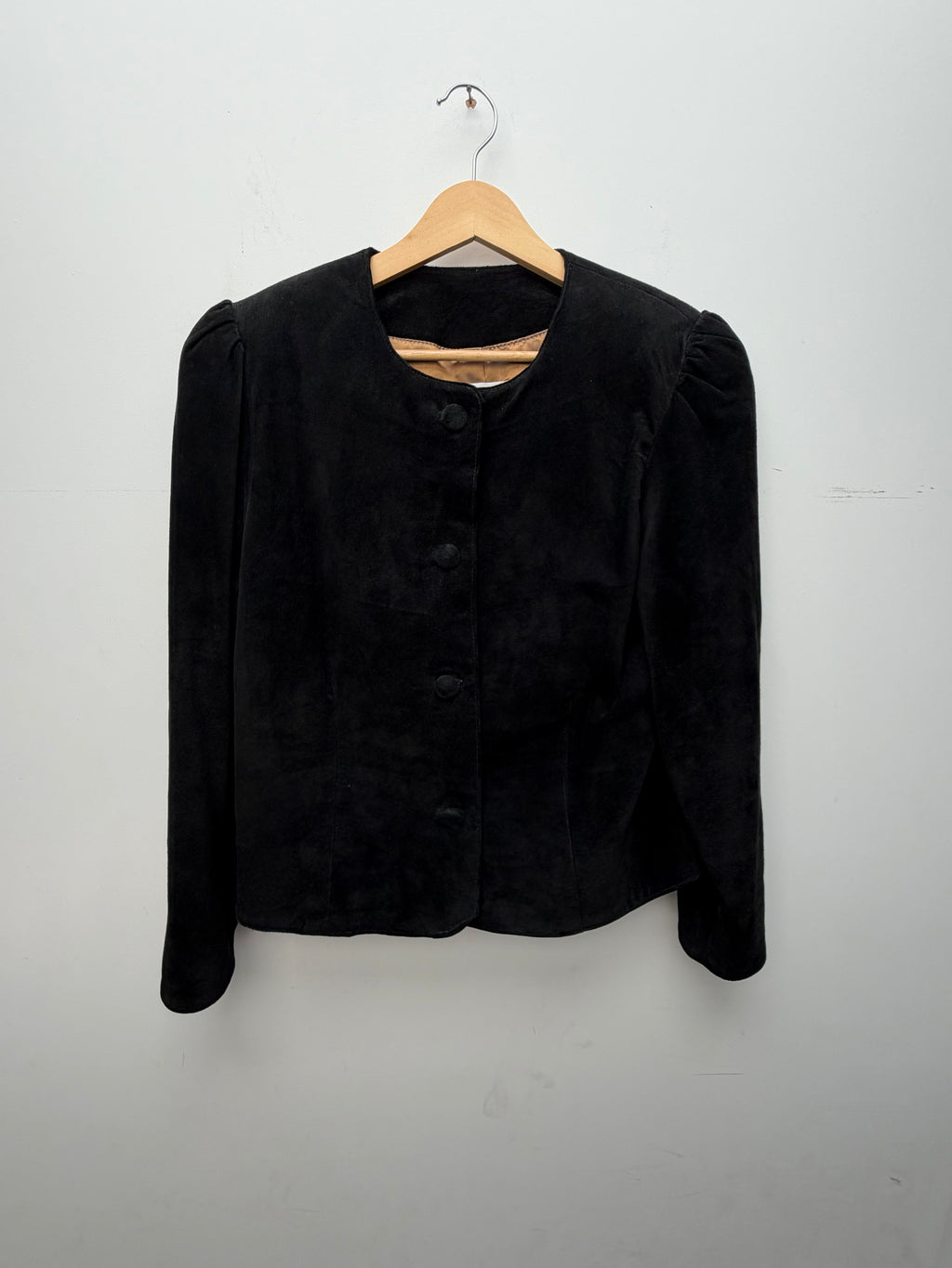 Black Suede Leather Jacket