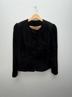 Black Suede Leather Jacket