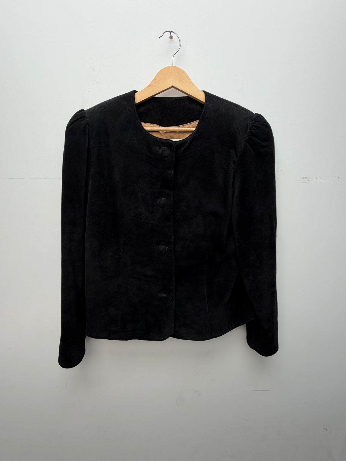Black Suede Leather Jacket
