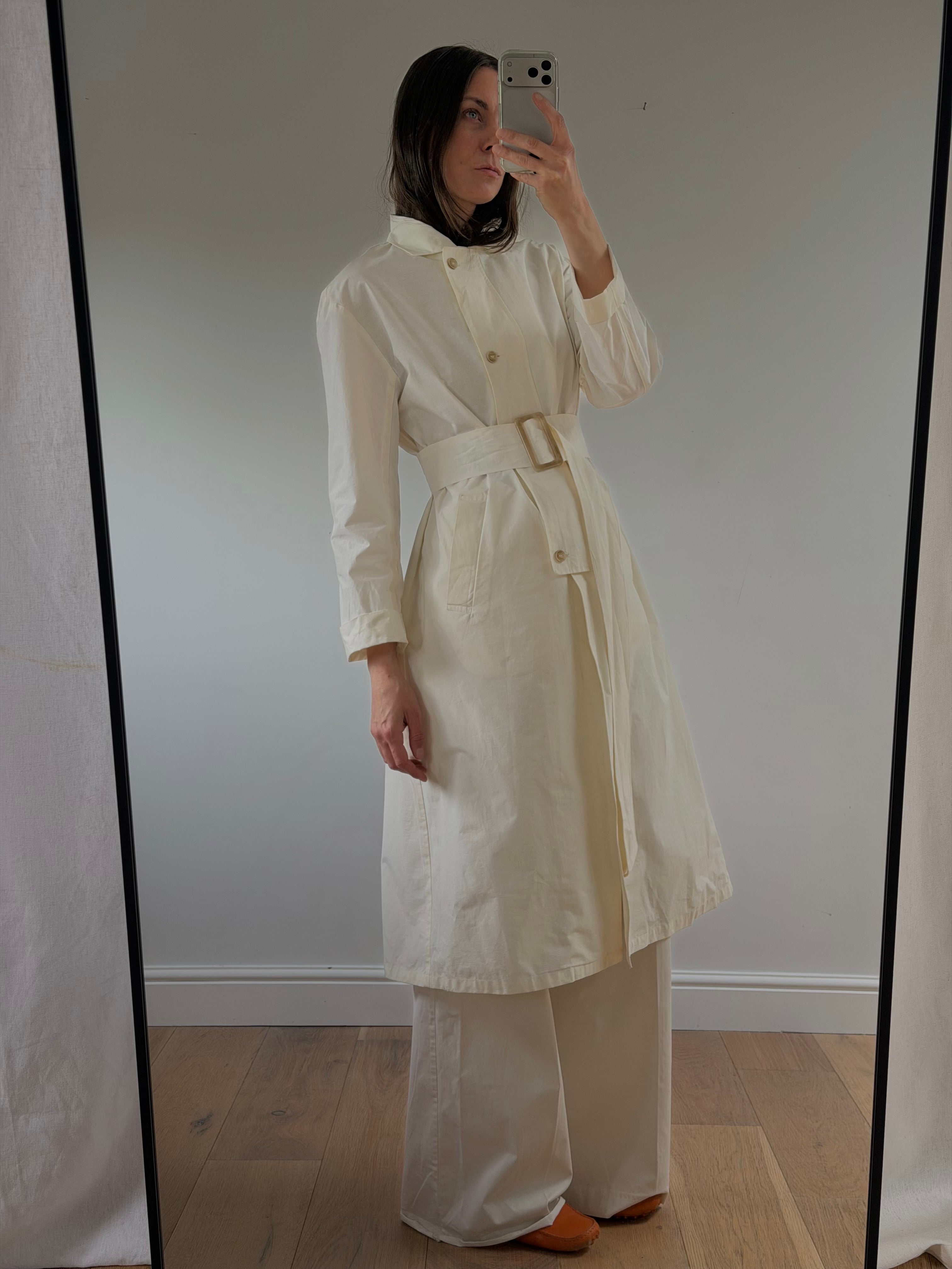Cream Trench Coat