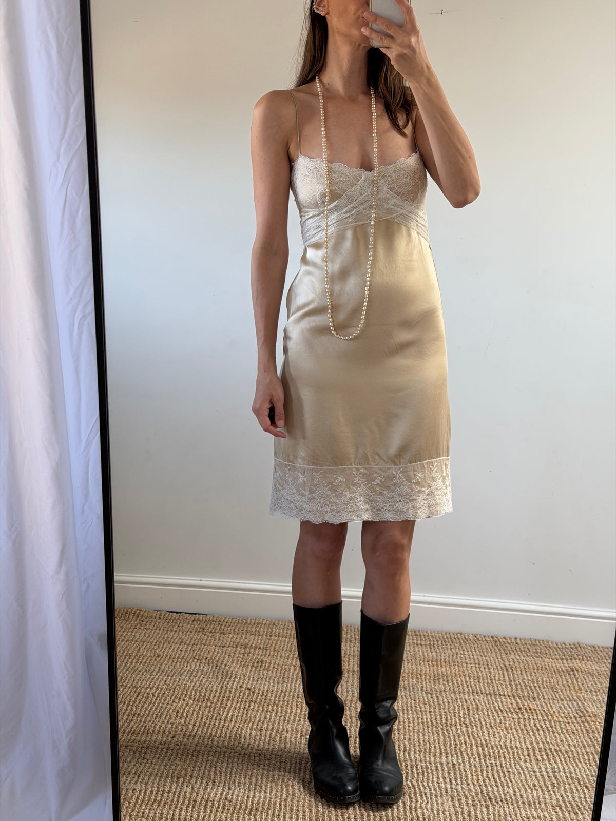 Hugo Boss Silk Lace Dress