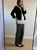 Jigsaw Silk Velvet Jacket