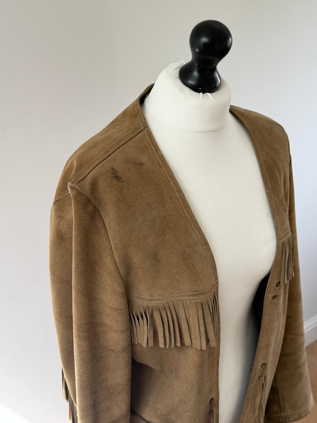 Suede Fringe Jacket
