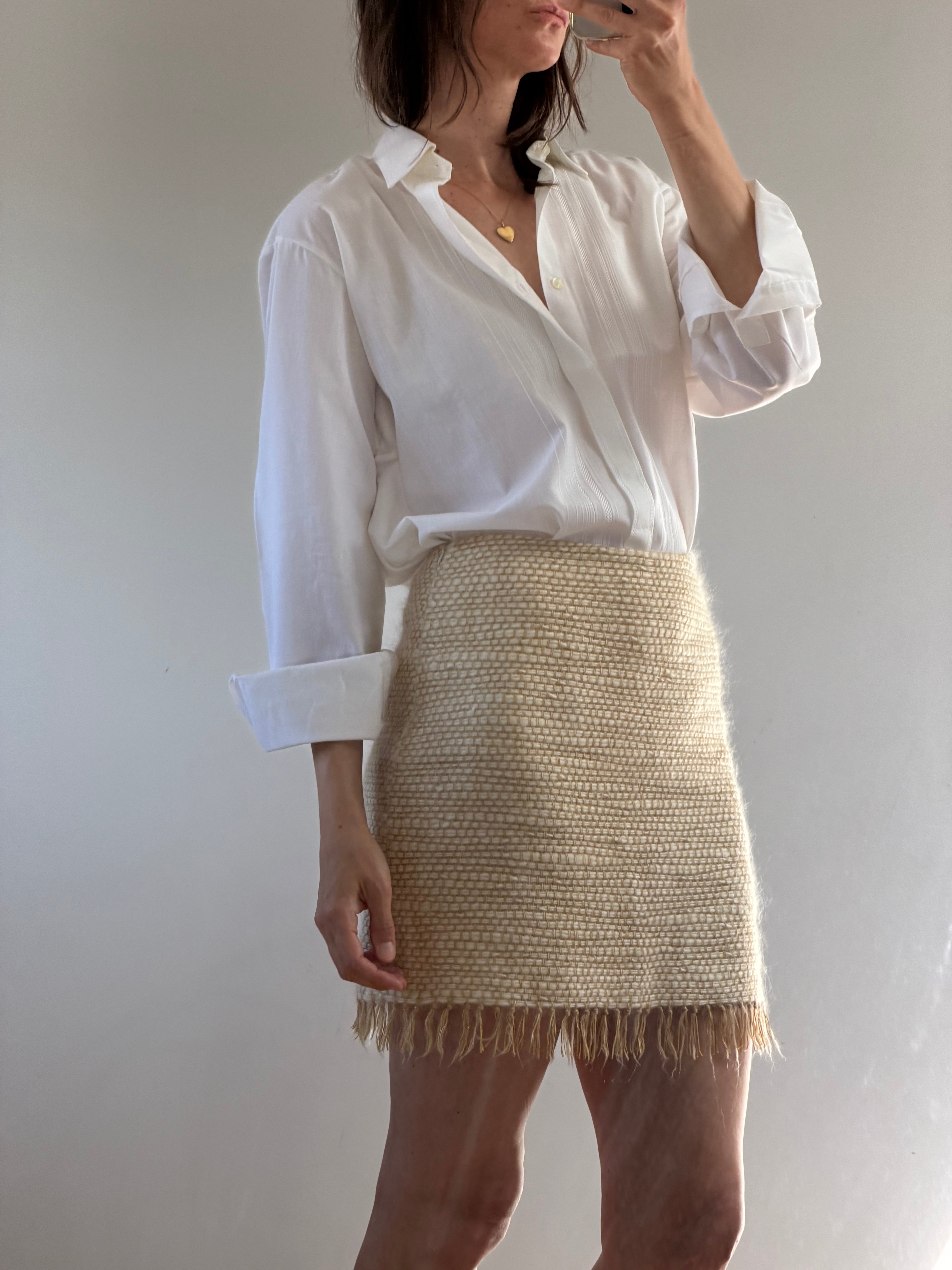 Moschino Mohair Skirt