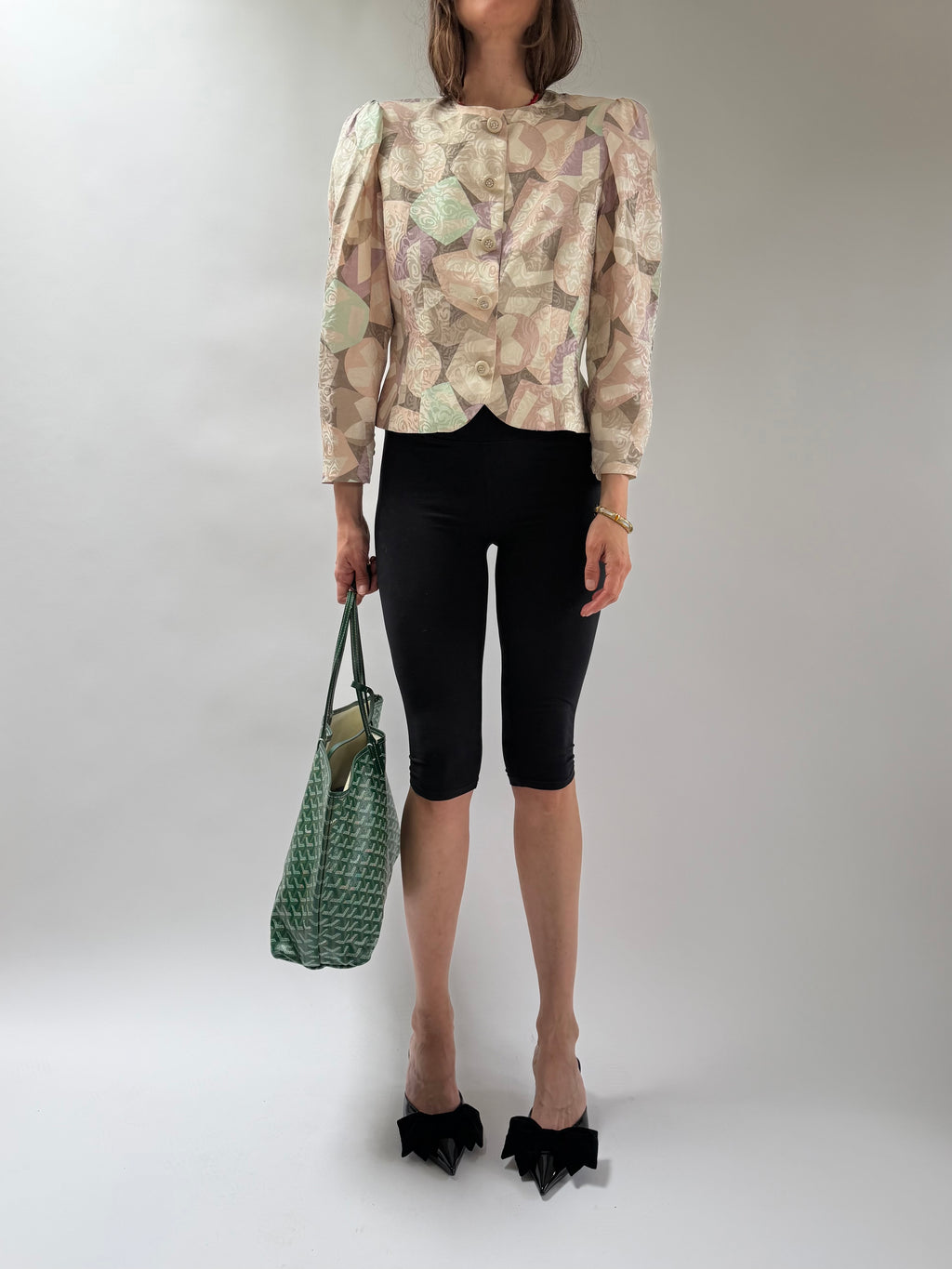 Vintage 80s Silk Blazer