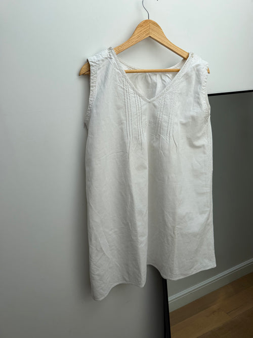 Antique white cotton nightgown