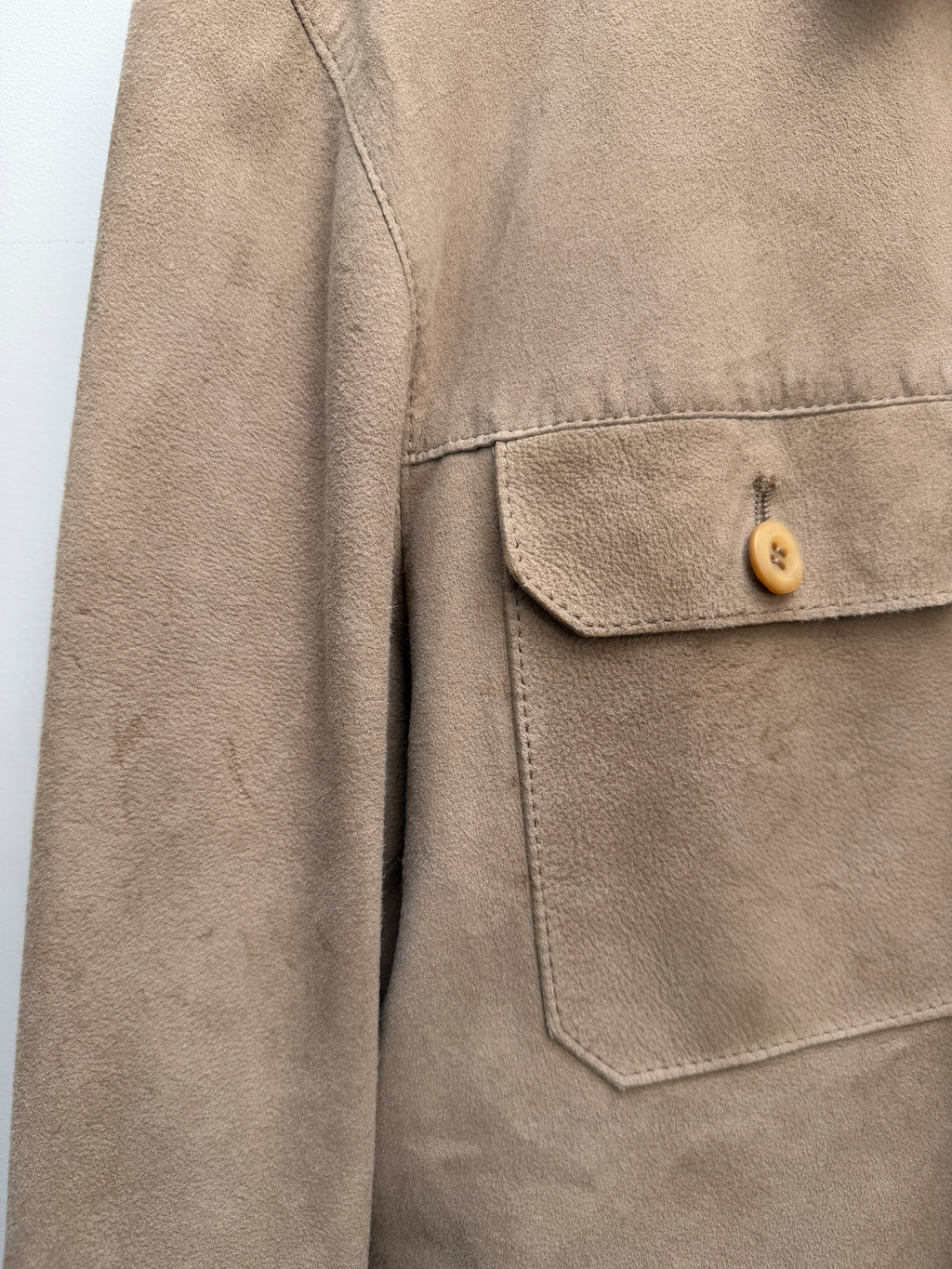 Prada Suede Leather Shirt