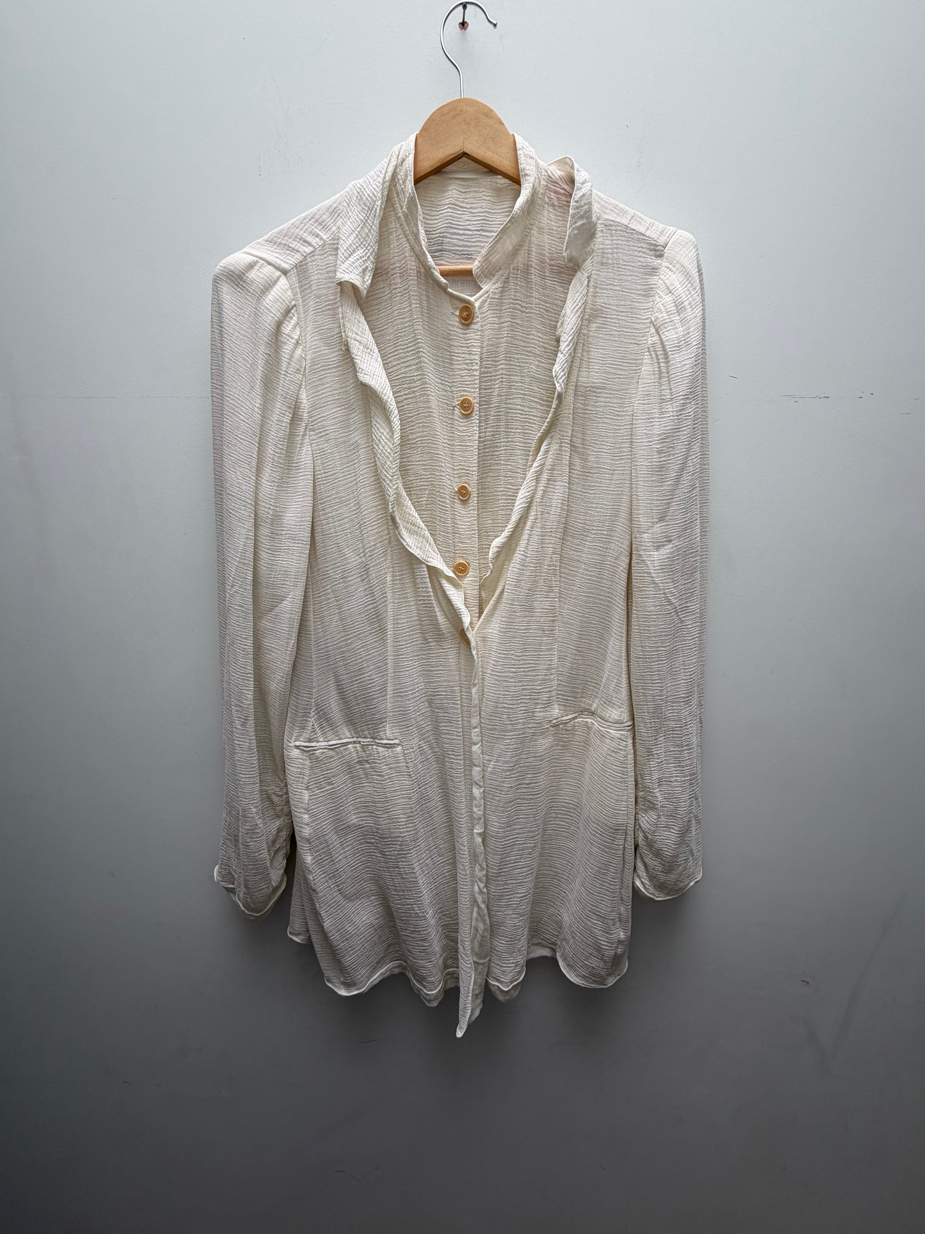 Emporio Armani Ruffle Collar Blouse