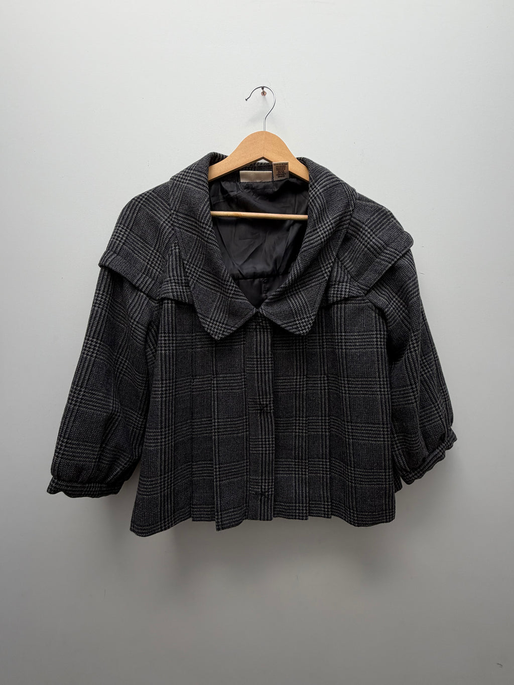 DKNY Wool Cropped Coat