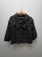 DKNY Wool Cropped Coat