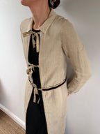Prada Linen Long Jacket