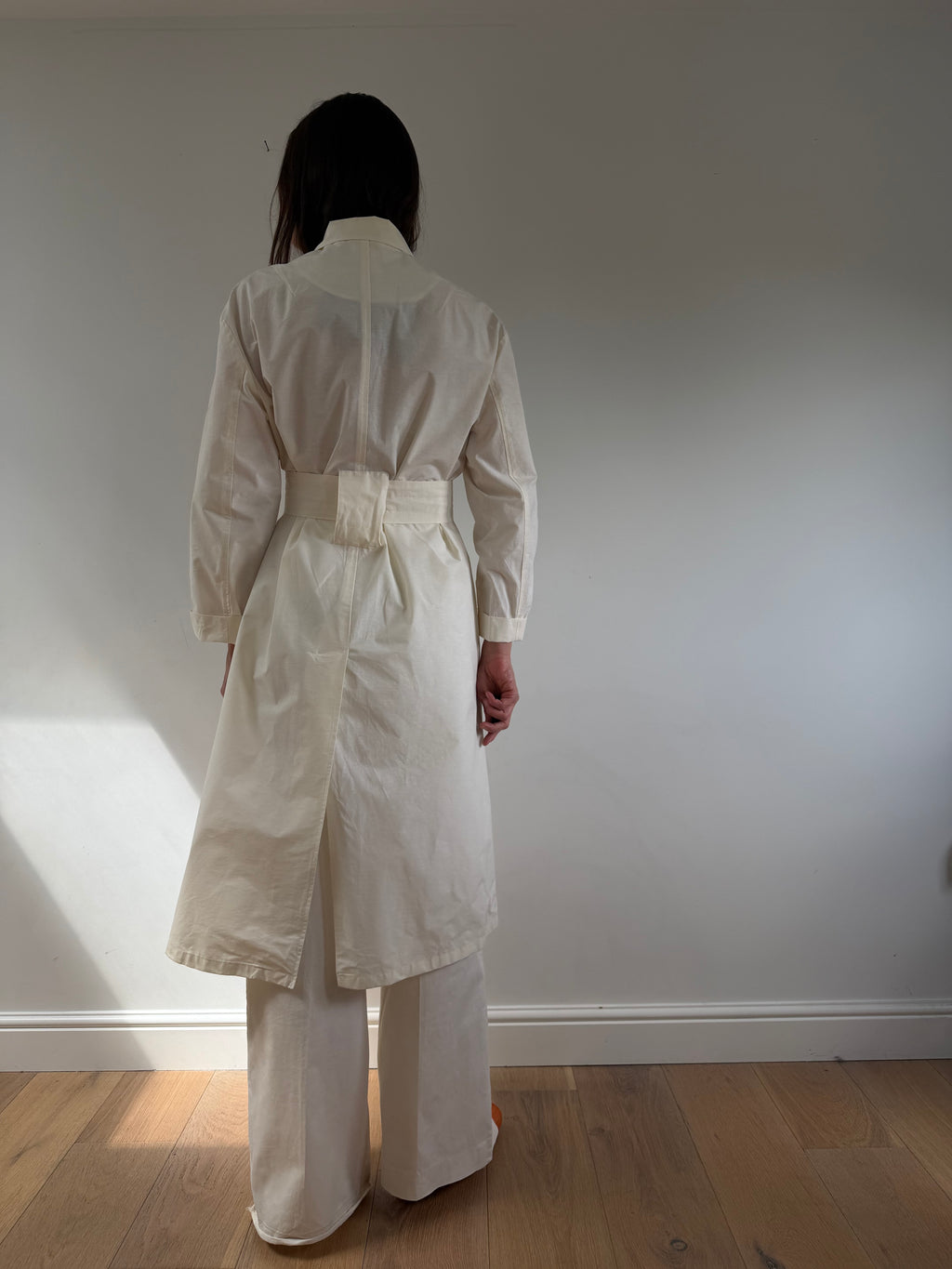 Cream Trench Coat
