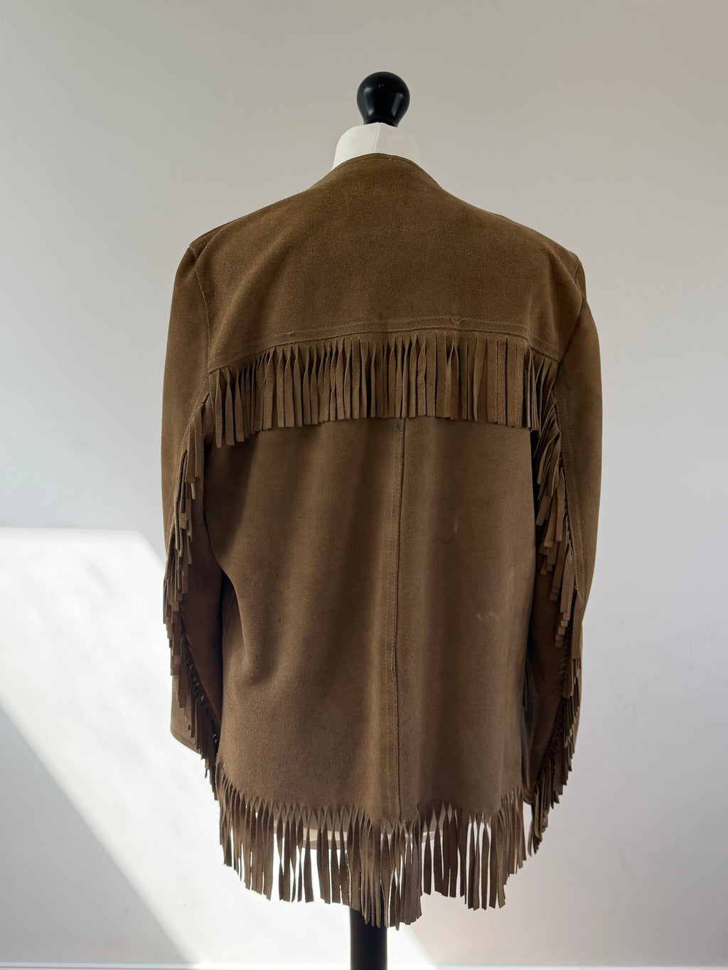 Suede Fringe Jacket